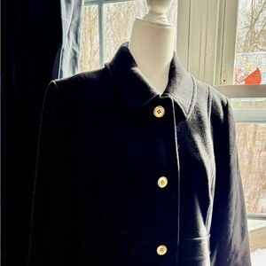 JCREW Factory LADY DAY  Black Women's Coat